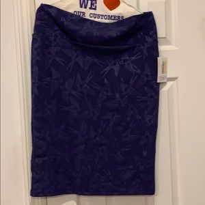 LuLuRoe Cassie Purple skirt size Large